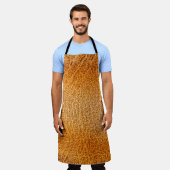 Tablier Vieille texture de cuir marron grunge (Porté)