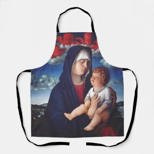 Tablier Vierge Marie et Enfant Art Religieux Classique
