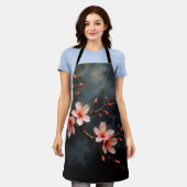 Tablier Vietnamese Peach Blossom Art (Porté)