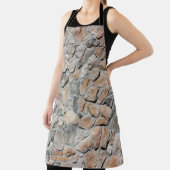 Tablier Vieux Château Brown Pierre Texture (Insitu)