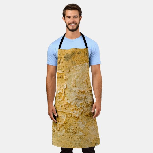 Tablier Vieux grès texture.pierre, texture, abstrait, une (Porté)