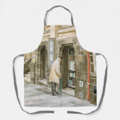 Tablier Vieux livres - (Recto)