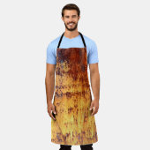 Tablier Vieux métal rouille arrière - plan et texture, mét (Porté)