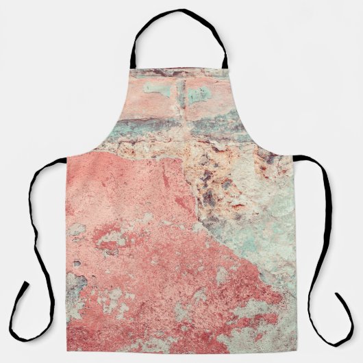 Tablier Vieux mur de béton texturé avec défauts naturels. (Recto)