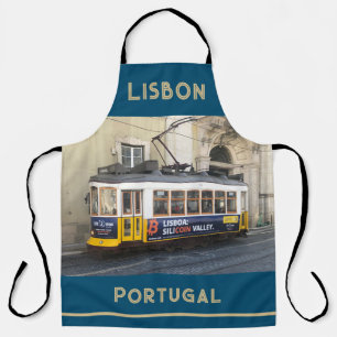 Tablier Vieux tramway à Lisbonne Portugal