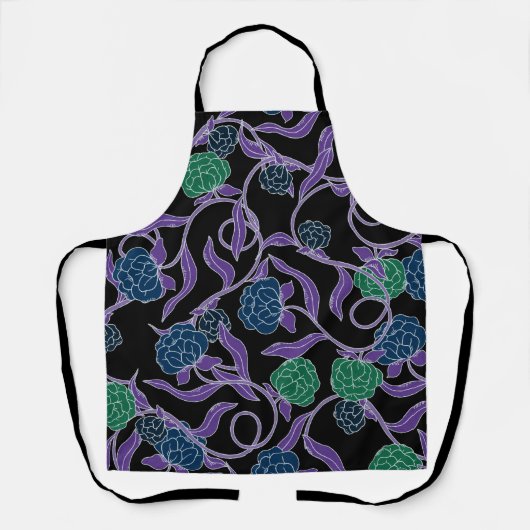 Tablier Vigne au Clair de Lune - Collection Mysticool (Recto)