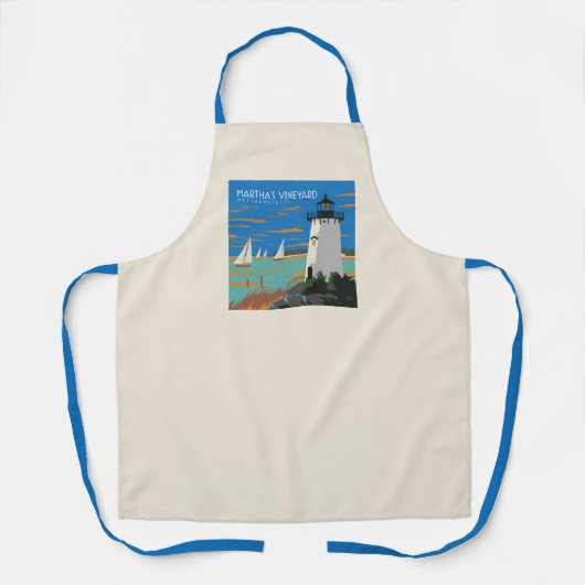 Tablier Vignoble de Martha, Massachusetts | Phare (Recto)