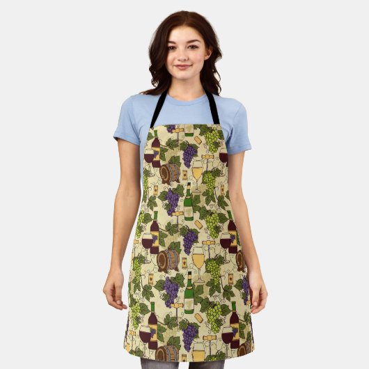 Tablier Vignoble Vignoble Vignoble Vignoble Vignoble Motif (Porté)