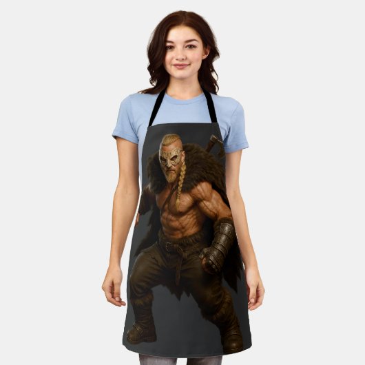 Tablier Viking Barbarian Hero Apron (Porté)