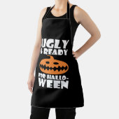 Tablier Vilain Et Prêt Pour Le Citrouille Halloween (Insitu)