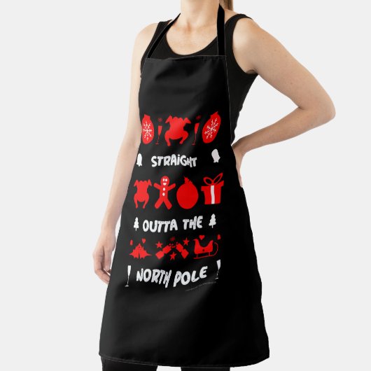 Tablier Vilain pull de fête de bureau de Noël (Insitu)