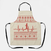 Tablier Vilain pull de Noël (Recto)