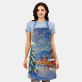 Tablier Village d'hiver (Porté)