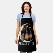 Tablier Village Witch gothique Occulte Wicca Pagan Nature (Porté)