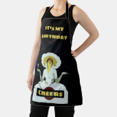 Tablier Vin Abstrait Design ajouter du texte, Apron (Insitu)