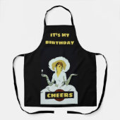 Tablier Vin Abstrait Design ajouter du texte, Apron (Recto)