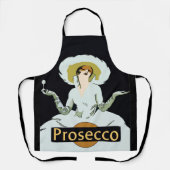 Tablier Vin Abstrait Design ajouter du texte, Apron (Recto)