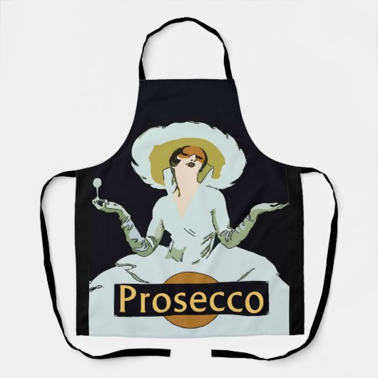 Tablier Vin Abstrait Design ajouter du texte, Apron (Recto)