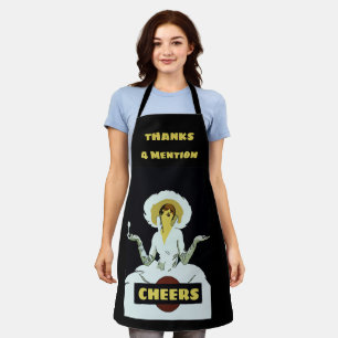 Tablier Vin Abstrait Design ajouter du texte, Apron