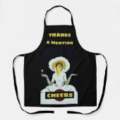 Tablier Vin Abstrait Design ajouter du texte, Apron (Recto)