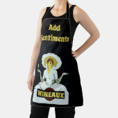 Tablier Vin Abstrait Design modifier et ajouter du texte,  (Insitu)