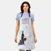 Tablier Vin drôle - Apron M (Porté)
