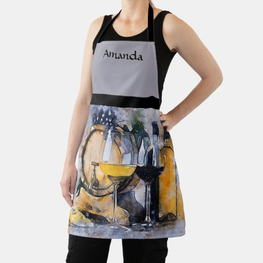 Tablier Vin et fromage (Insitu)