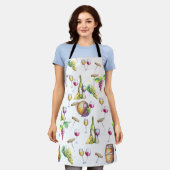 Tablier Vin Lover Vin Blanc Rouge Motif (Porté)