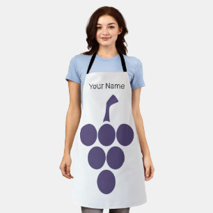 Tablier Vin Ou Vin Pour Sommelier De Raisin Et De Grapevin
