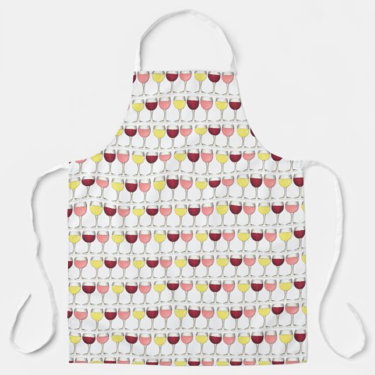 Tablier Vin Rouge Blanc Rosé Vin Vino (Recto)