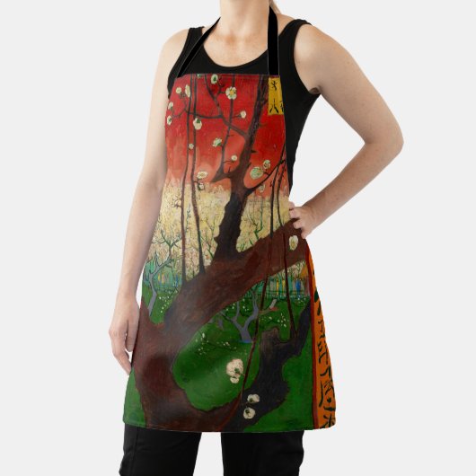 Tablier Vincent van Gogh - Arbre à prune floraison (Insitu)