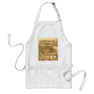 Tablier Vincent van Gogh - Chantier de charpentier et buan