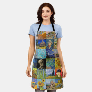 Tablier Vincent van Gogh - chefs-d'oeuvre Mosaic Patchwork