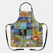 Tablier Vincent van Gogh - chefs-d'oeuvre Mosaic Patchwork (Recto)