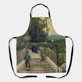 Tablier Vincent van Gogh - Chemin en pente à Montmartre (Recto)
