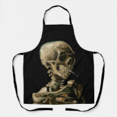 Tablier Vincent van Gogh - Crâne avec cigarette brûlante (Recto)