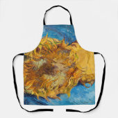 Tablier Vincent van Gogh - Deux tournesols coupés (Recto)