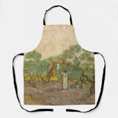 Tablier Vincent van Gogh - Femmes cueillette d'olives (Recto)