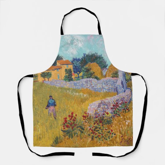 Tablier Vincent van Gogh - Ferme en Provence (Recto)