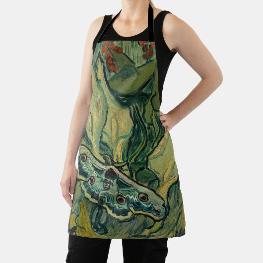 Tablier Vincent van Gogh - Giant Peacock Moth (Insitu)