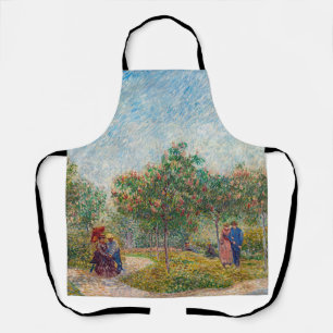 Tablier Vincent van Gogh - Jardin à Montmarte avec amoureu