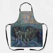 Tablier Vincent van Gogh - La cour de la prison (Recto)