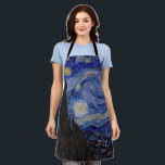 Tablier Vincent Van Gogh - La nuit étoilée<br><div class="desc">The Starry Night / La nuit etoilee - Vincent Van Gogh en 1889</div>