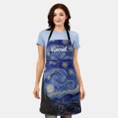 Tablier Vincent Van Gogh - La nuit étoilée (Porté)