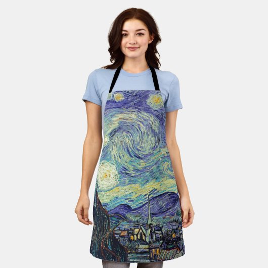 Tablier Vincent Van Gogh/ Le Starry Night Apron (Porté)