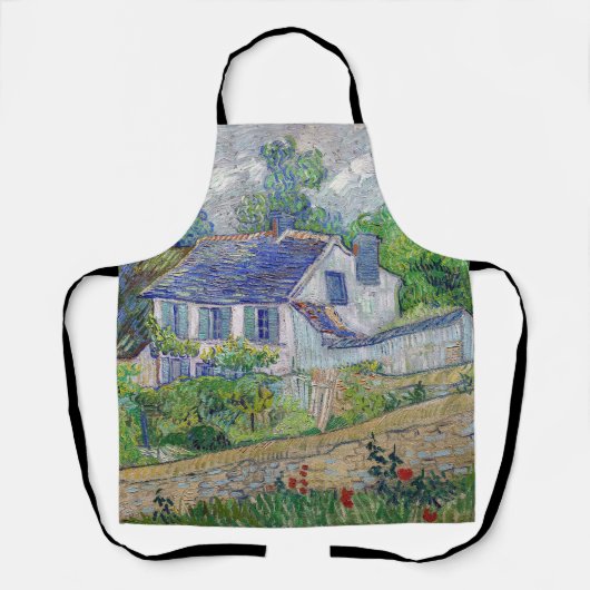 Tablier Vincent van Gogh - Maisons à Auvers (Recto)