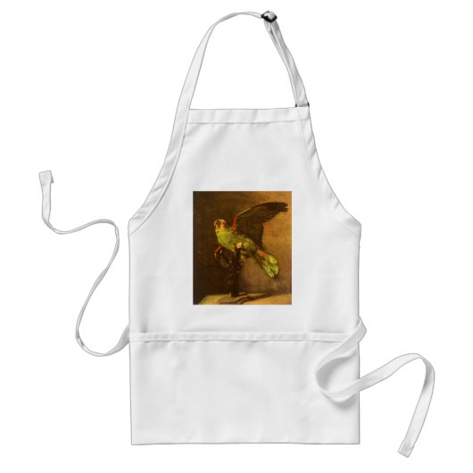 Tablier Vincent van Gogh - Nature morte au perroquet vert (Devant)