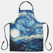 Tablier Vincent van Gogh - Nuit étoilée, (Recto)