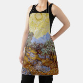 Tablier Vincent van Gogh - Oliviers, Ciel Jaune et Soleil (Insitu)