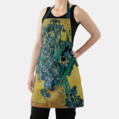 Tablier Vincent van Gogh - Vase avec iris Fond jaune (Insitu)